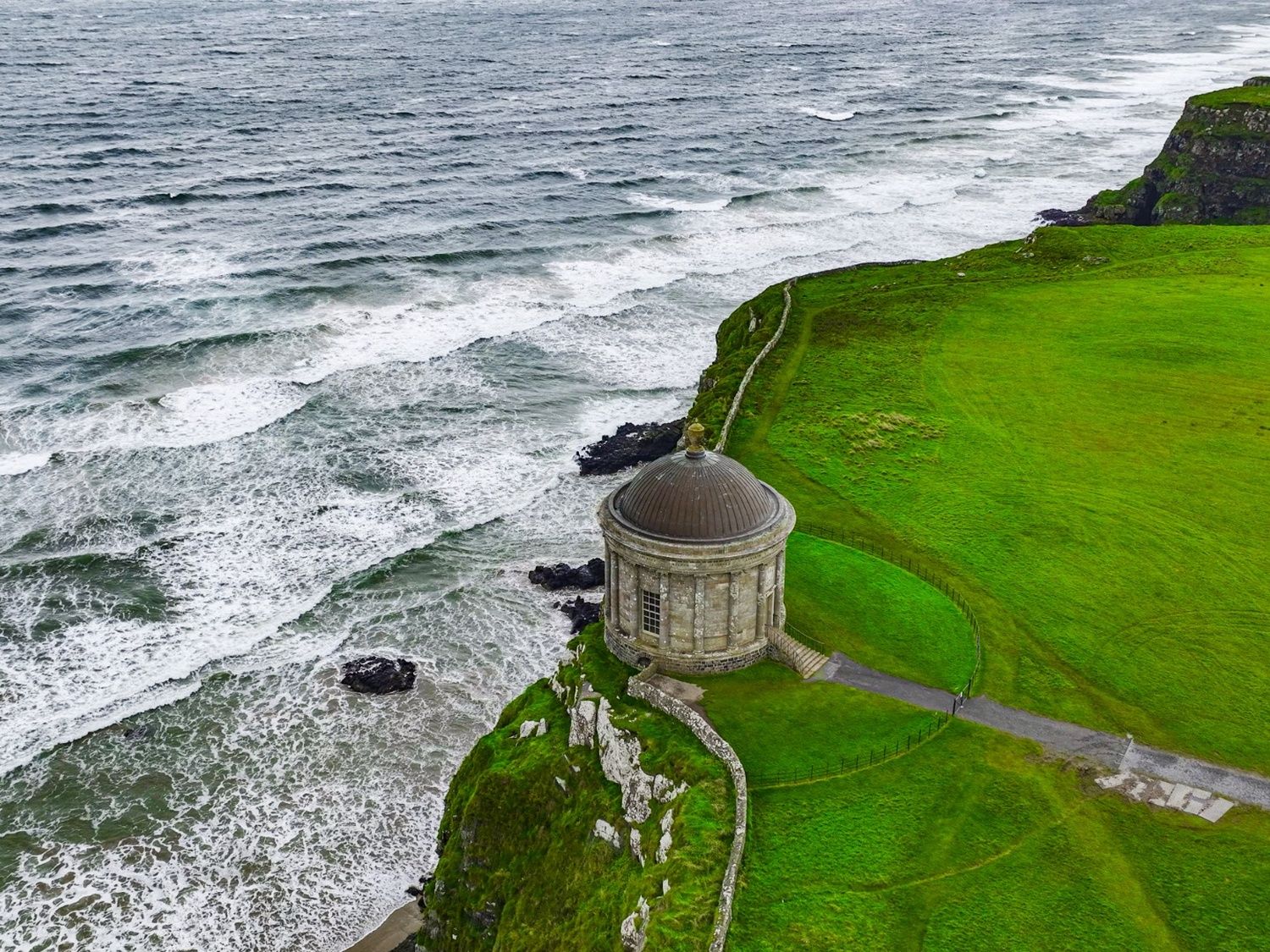 Aerial view of Causeway Beach